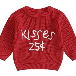 Valentine knit sweater 2t